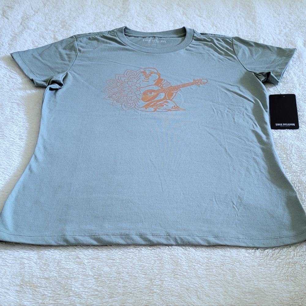 True Religion🙏 Buddha☸️ With Lotus Flower Graphic Tee👕 - NWT - Picture 10 of 12